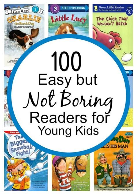 100 Easy But Not Boring Readers For Young Kids Easy Reader Books