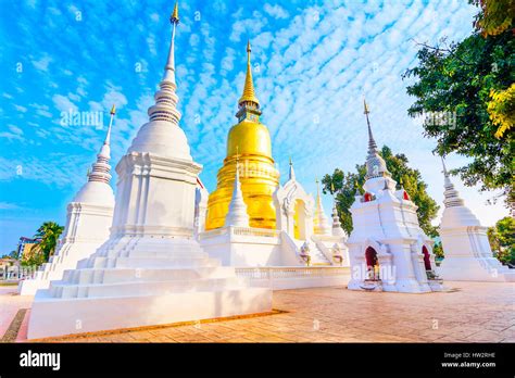 Wat Suan Dok Is A Buddhist Temple Wat In Chiang Mai Northern Thailand