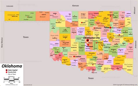 Oklahoma State Map Usa Maps Of Oklahoma Ok