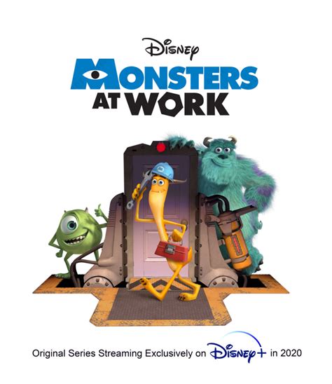 For starters, disney plus will be the exclusive svod home for new releases from walt disney studios, pixar, lucasfilm and marvel beginning with the 2019 theatrical slate, including captain marvel, toy story 4, avengers. 'Monsters At Work' Logo and Additional Details Highlighted ...