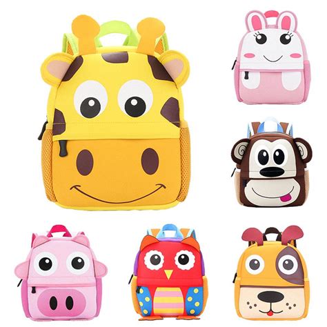 Buy Cute Cartoon Animal Shape Childrens School Bag Shoulder Bag