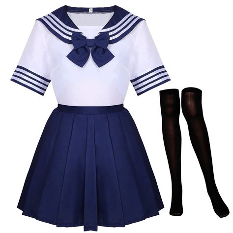 Buy Satiniorclassic Japanese School Uniform Dress Cosplay Girl Jk