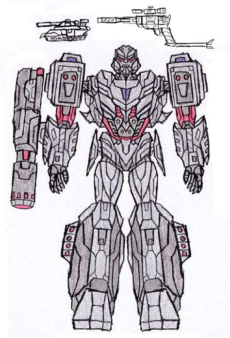 Megatron By Saramus01 On Deviantart Transformers Drawing