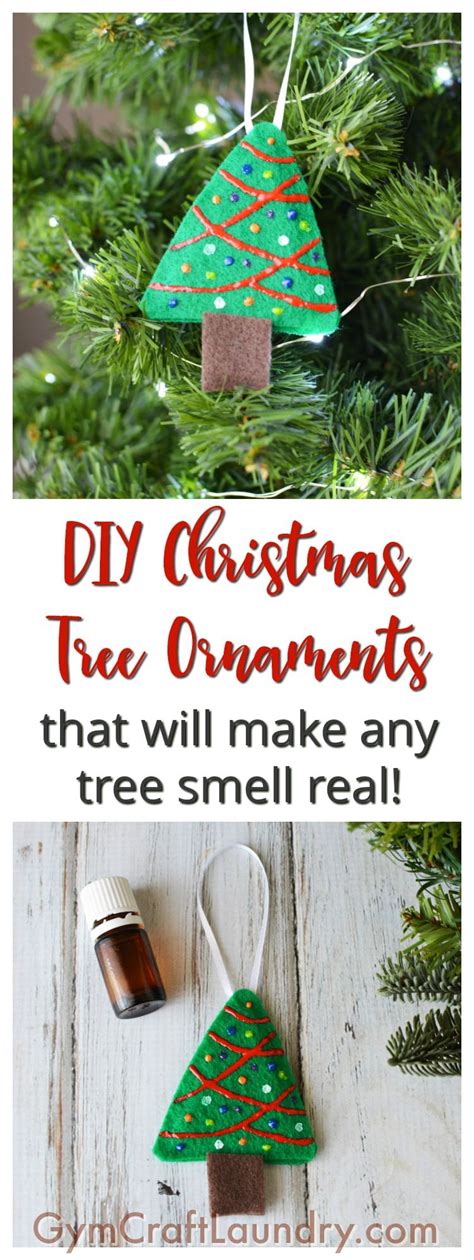 Diy Scented Christmas Tree Ornaments Gym Craft Laundry