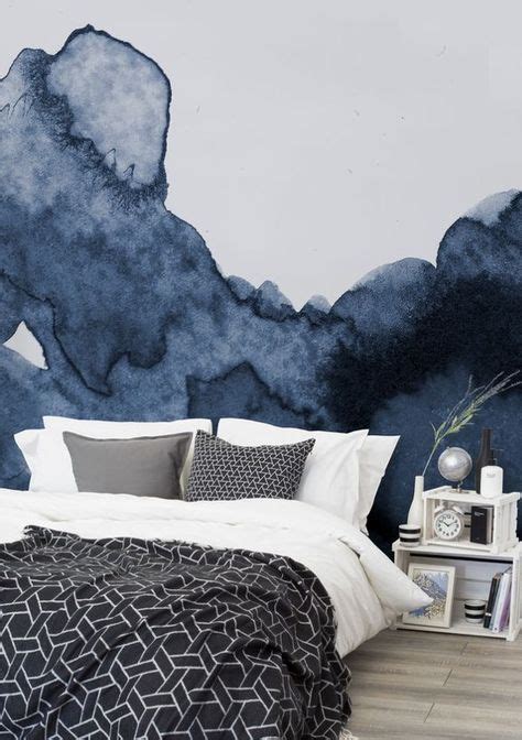 20 Navy Blue Wallpaper For Bedroom Accent Wall Ideas Wallpaper Blue