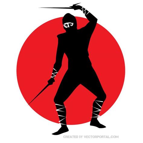 Ninja Warrior Graphicsai Royalty Free Stock Svg Vector