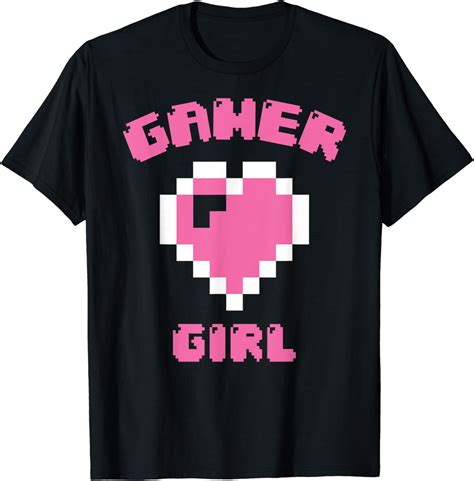 Cute Gaming For Girls T Video Games Love Shape Gamer Girl T Shirt