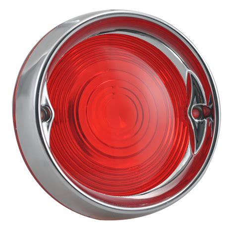 Abs Turn Signal Bezels Red Lens For Harley Touring Road King Glide