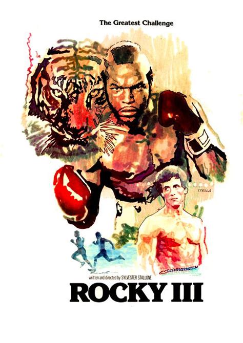 Action Movie Poster Movie Poster Art New Poster Movie Art Rocky Balboa Poster Rocky Poster