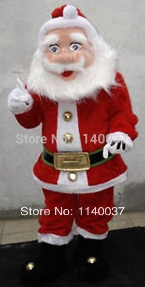 Mascot Christmas Santa Claus Mascot Costume Adult Size Christmas Santa
