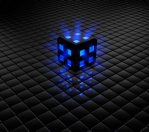 Lighted Cube 3d Hd Wallpaper Peakpx