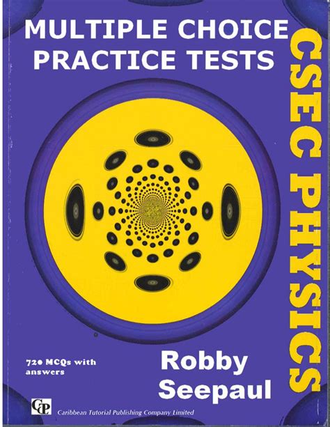 Csec Physics Multiple Choice Practice Tests Caribbean