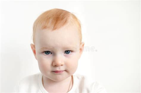 Beautiful Red Haired Child Stock Image Image Of White 77241093