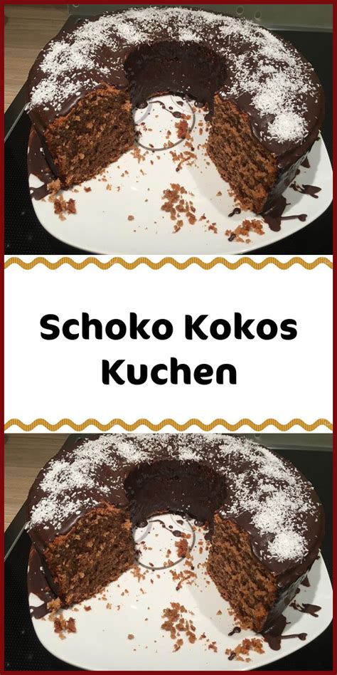 Erkalteten kuchen mit schokolade überziehen. Schoko-Kokos-Kuchen (mit Bildern) | Schoko kokos kuchen ...