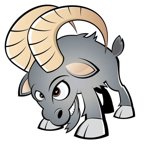 Angry Cartoon Ram Stock Vector Illustration Of Animal 115759526