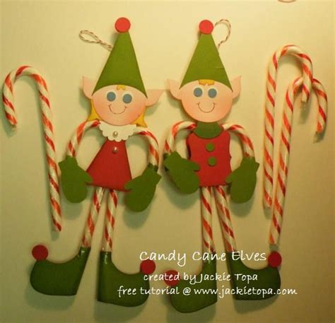 Candy Cane Elves Xmas Crafts Christmas Crafts Holiday Crafts