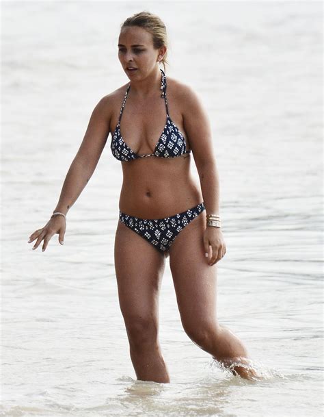 Chloe Green In Bikini On The Beach In Barbados Hawtcelebs