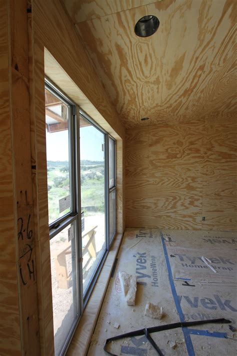 Plywood Walls Brushy Top House Plywood Walls Plywood Cabin Interiors