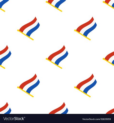 seamless pattern with flags netherlands royalty free vector