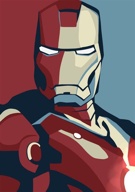 P0106 Iron Man Poster Marvel Hero Comic Book Wall Canvas Poster 24x34