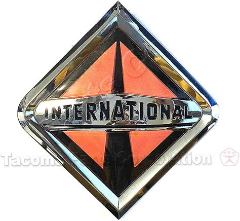 International Semi Truck Front Hood Grille Emblem Logo 3550901c2