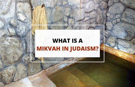 What Is A Mikvah And What Is It Used For Symbol Sage