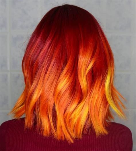12 Best Sunset Red Orange Hair Colors For 2024