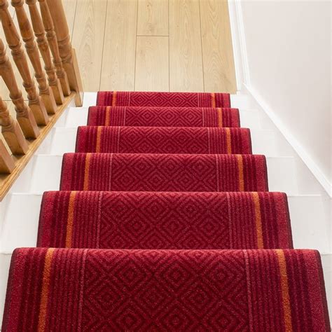 Jura Red In 2023 Stair Runner Carpet Carpet Stairs Stairs Design