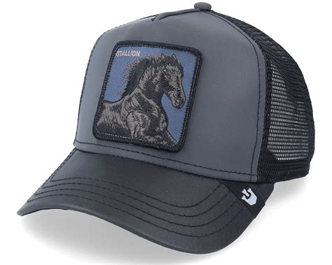 Ride That Stallion Reflective Black Trucker Goorin Bros Caps