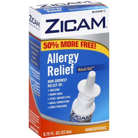 Zicam Allergy Relief No Drip Liquid Nasal Gel Health And Personal Care Superlo Foods