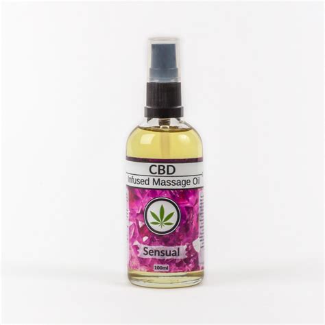 Aromatherapy Essential Massage Cbd Infused Energising 100ml The Green Lounge