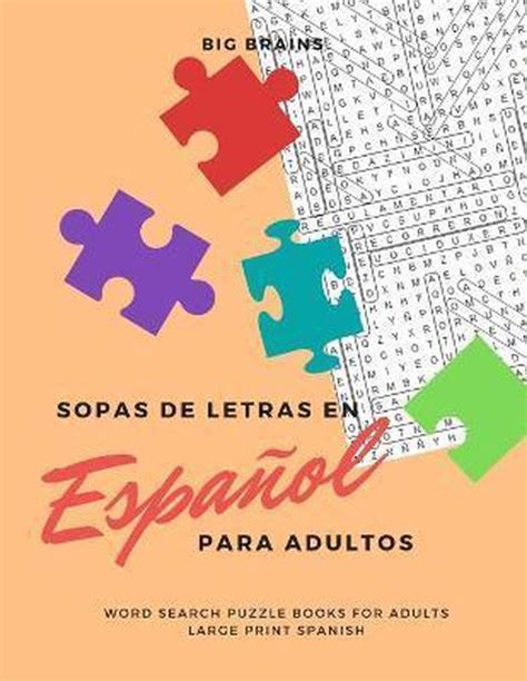 Sopas De Letras En Espanol Para Adultos Word Search Puzzle Books For
