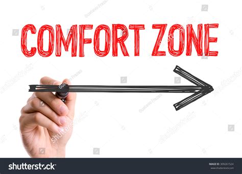 Hand Marker Writing Word Comfort Zone Stock Photo 309261524 Shutterstock