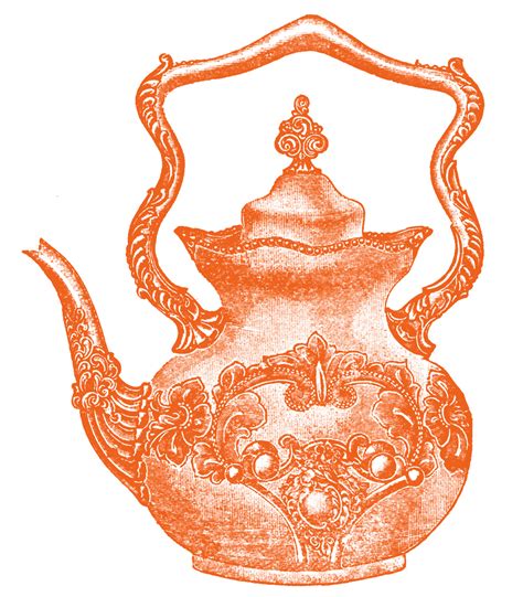 Victorian Clip Art Fancy Teapot The Graphics Fairy
