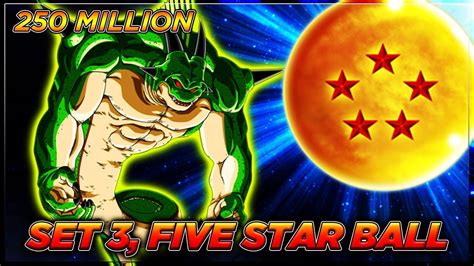 Tales of demons and gods #341.5. HOW TO GET THE FIVE STAR DRAGON BALL (SET 3)! 250 Million DL Celebration! || Dokkan Battle - YouTube