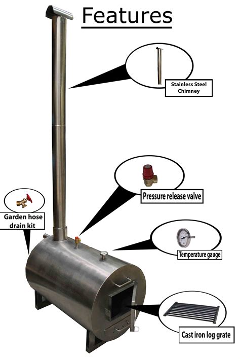 Wood Burning Hot Tub Heater