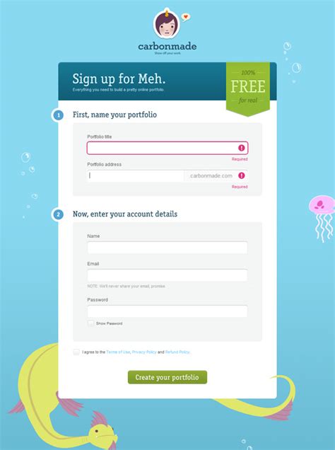30 Best Examples Of Html Contact Forms In Web Design