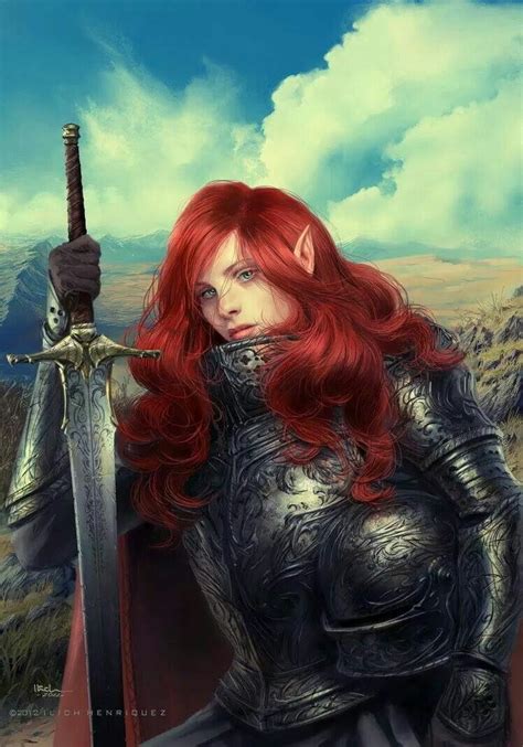 elf knight fantasy female warrior warrior woman fantasy art