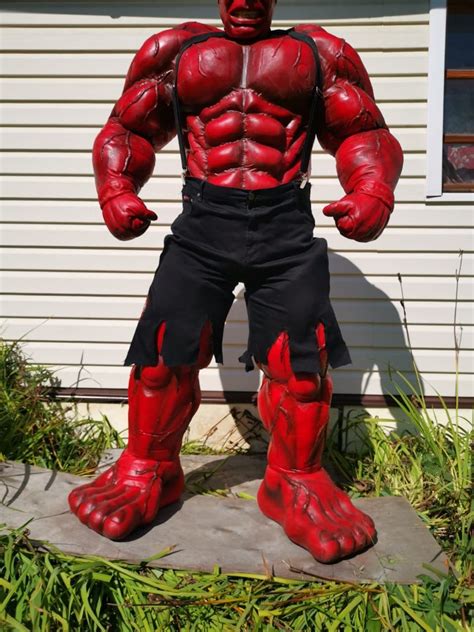 Red Hulk Red Hulk Cosplay Hulk Costume Hulk Marvel Etsy