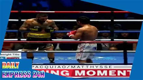 manny pacquiao captures welterweight title with first knockout in nine years youtube