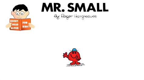 Mr Small Mr Men Book No 12 Read Aloud Roger Hargreaves Book By Books