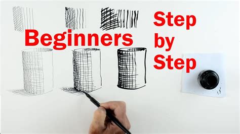 Pen And Ink Beginners Part 1 How To Draw Using Lines And Pen And Ink