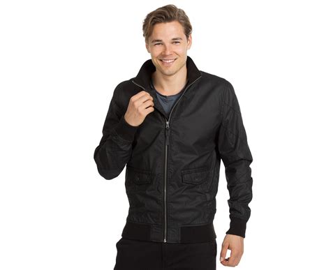 Mossimo Men's Madison Bomber Jacket - Black | Scoopon Shopping