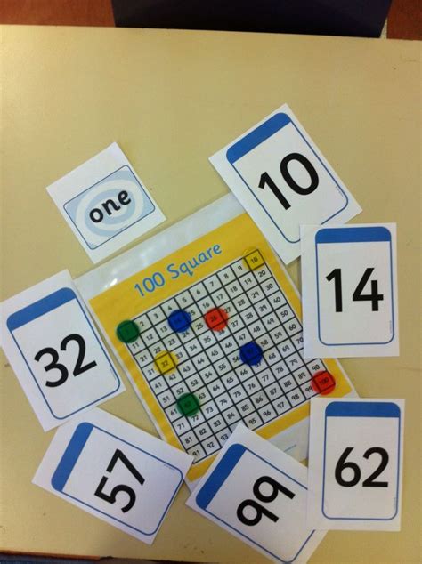 Number Bingo Using 100 Squares Numerals And Words Early Childhood