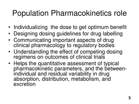 Ppt Population Pharmacokinetics Powerpoint Presentation Free