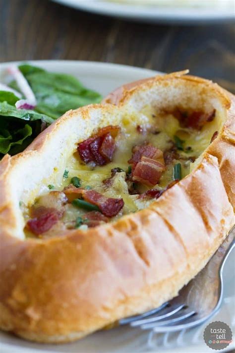 Baked Egg Bacon And Cheese Boats Taste And Tell