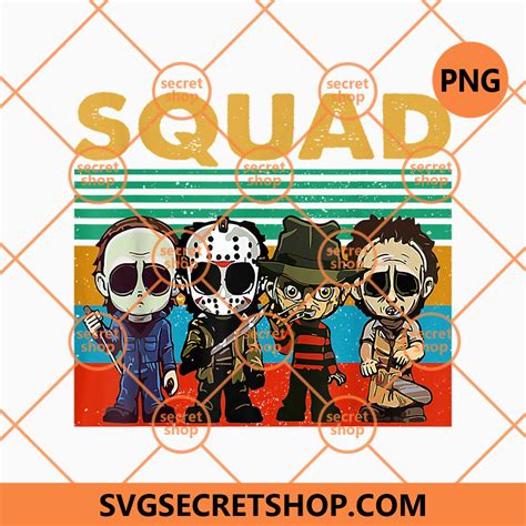 Squad Horror Character Horror Movies Png Horror Png Character Png