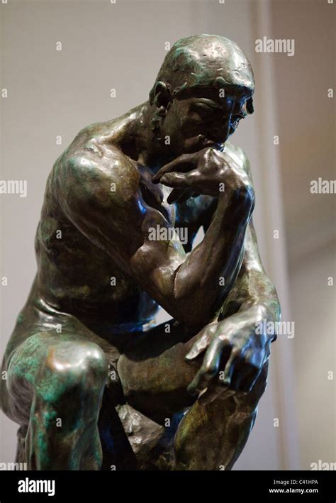 The Thinker Le Penseur By Auguste Rodin 1901 Stock Photo Alamy
