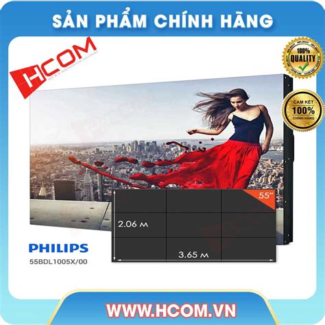 Màn Hình Ghép 55″ Viền 18 Philips 55bdl1005x00