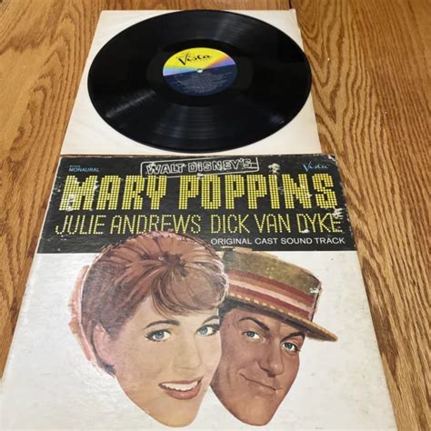 Walt Disneys Mary Poppins Julie Andrews 1964 Vinyl Record Buena Vista